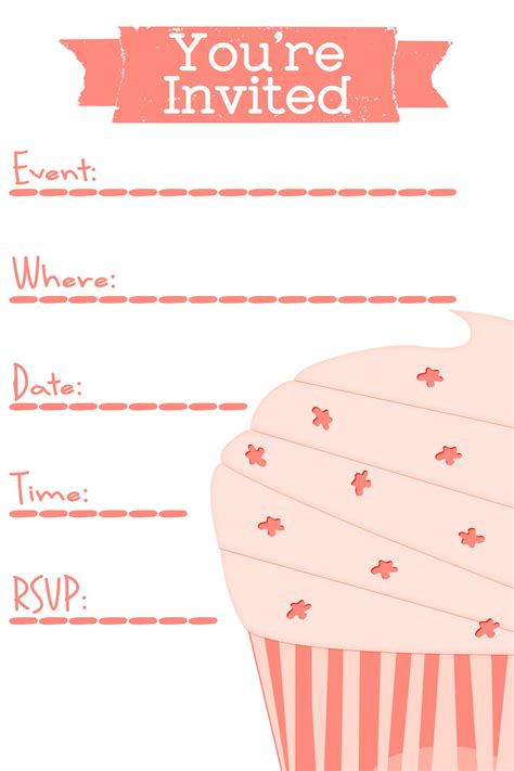 Free and printable birthday invitation templates .